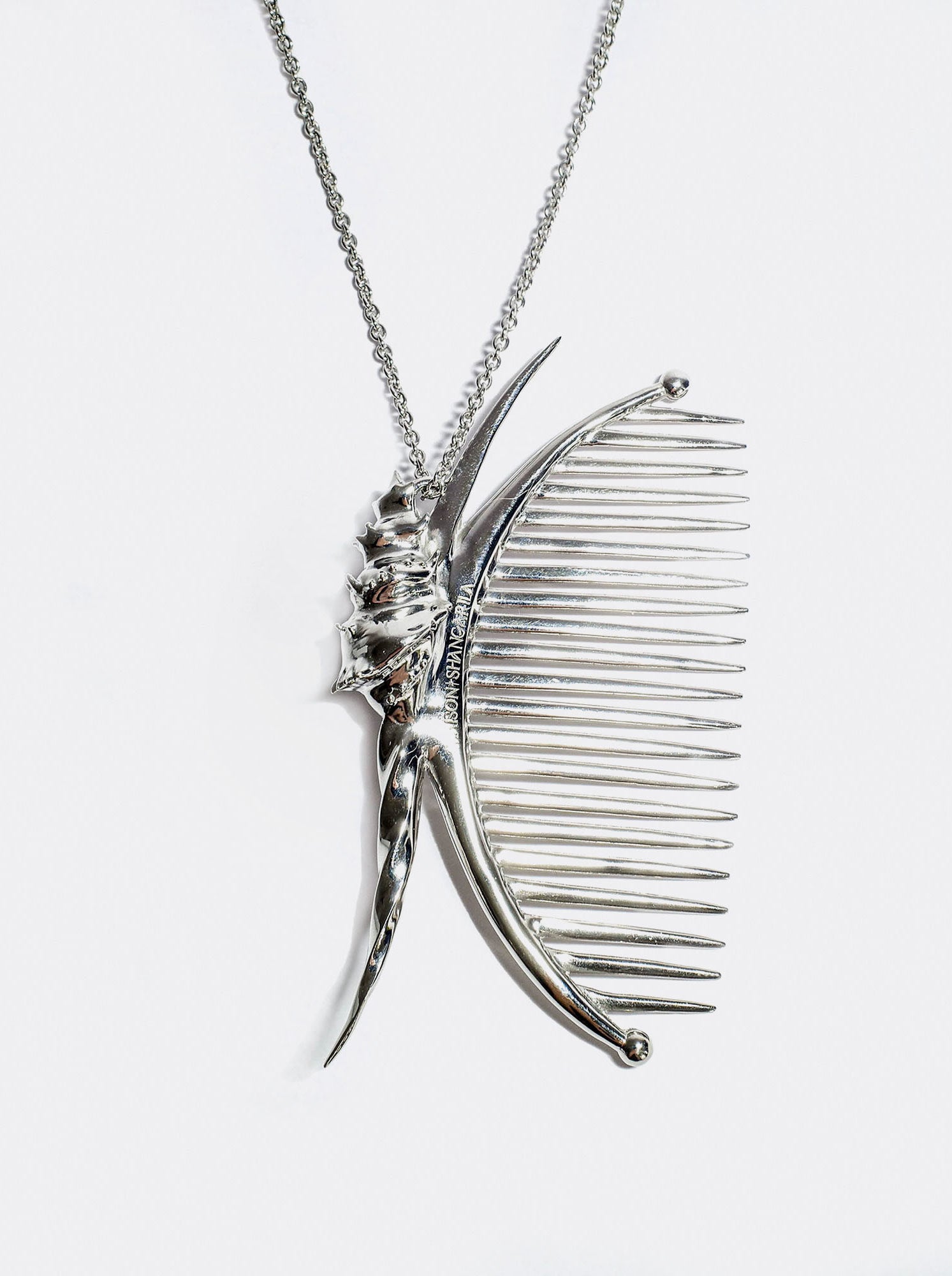 Shell Comb Necklace