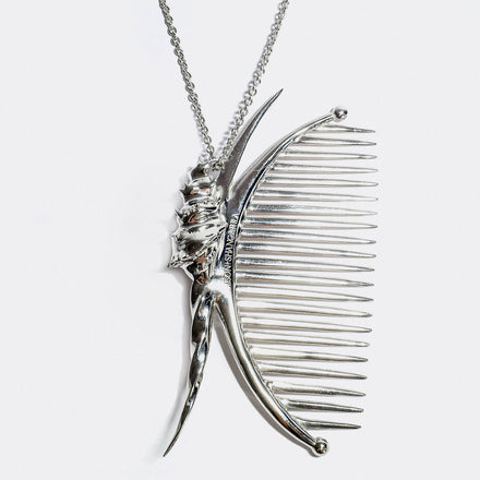 Shell Comb Necklace