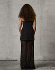 Transformable Sculpted Wool Dress