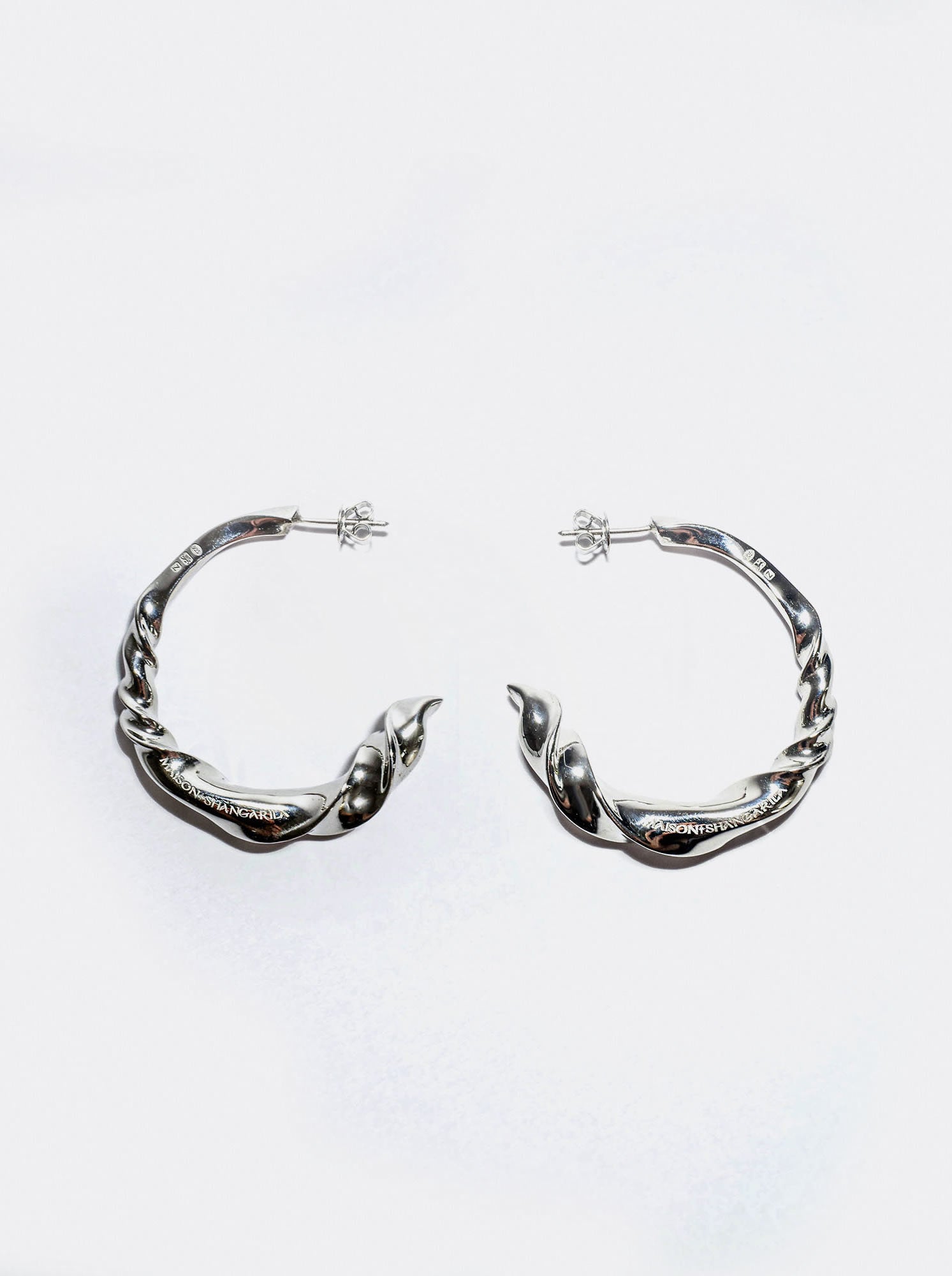 Wave Hoop Earring