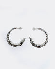 Wave Hoop Earring